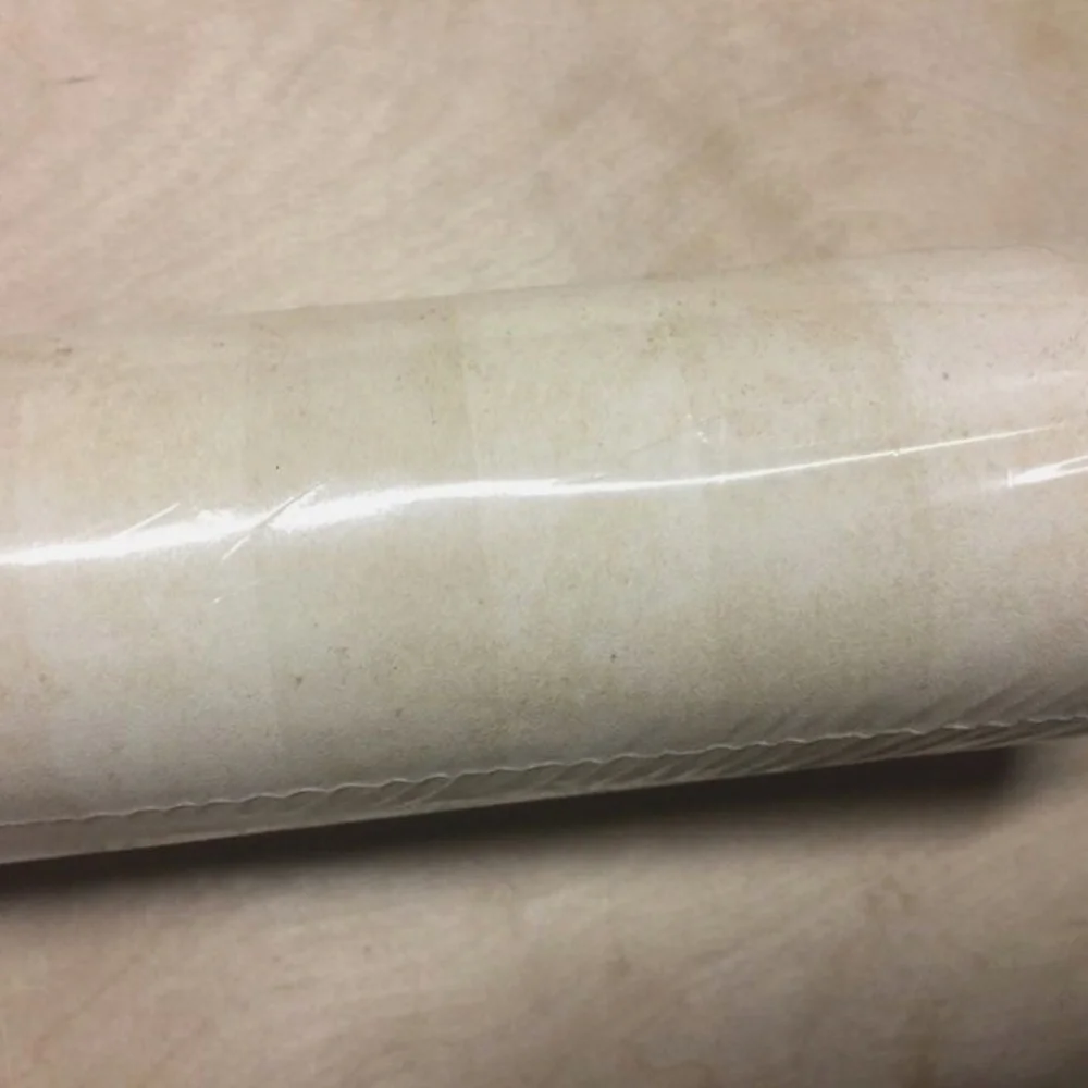 3/$40 New/Sealed Roll Neutral BREWSTER Prepasted Vinyl Wallpaper/Covering Beige